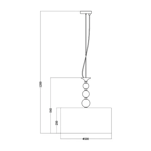 Підвісний світильник Zuma Line RLD93163-1B REA - фото 3