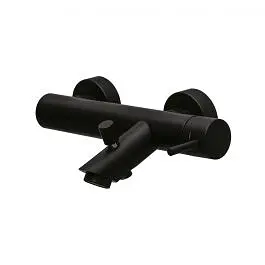 Смеситель для ванны Paffoni Light с регулируемым душевым гарнитуром black matt LIG023NO, Черный матовый - фото 2