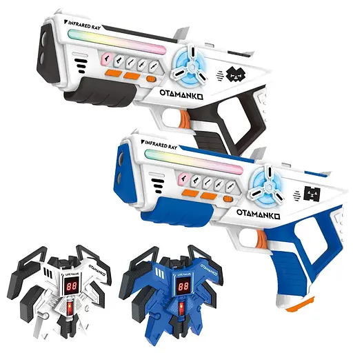 Набір лазерної зброї Otamanko Лазерні бої 2 лазерних пістолета і 2 жилета
