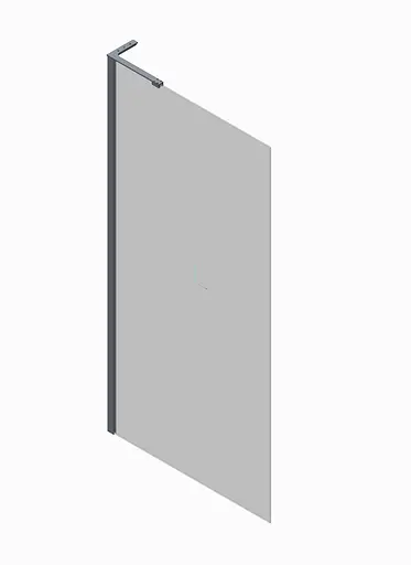 Душова перегородка Koer SR SP02-100x200-TR-07 Прозоре скло Walk-In Easy Clean 8 мм, graphite KR5397, прозоре, графіт - фото 7
