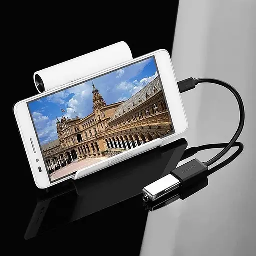 Перехідник Ugreen US154 USB-C to USB-A OTG 15 см Black (30175) [91954] - фото 4