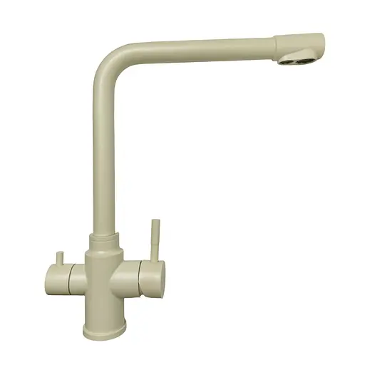 Смеситель для кухни под фильтр Adamant SA-021 ivory 0218, Бежевый - фото 2