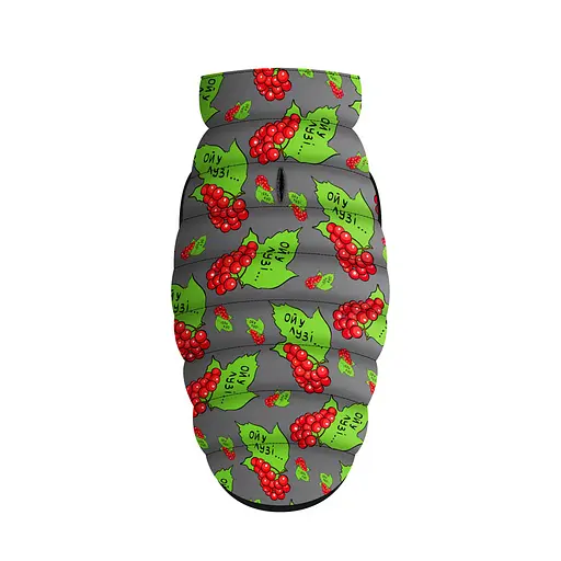 Курточка для собак Waudog Clothes малюнок "Калина", M50, В 76-79 см, С 55-61 см - фото 3