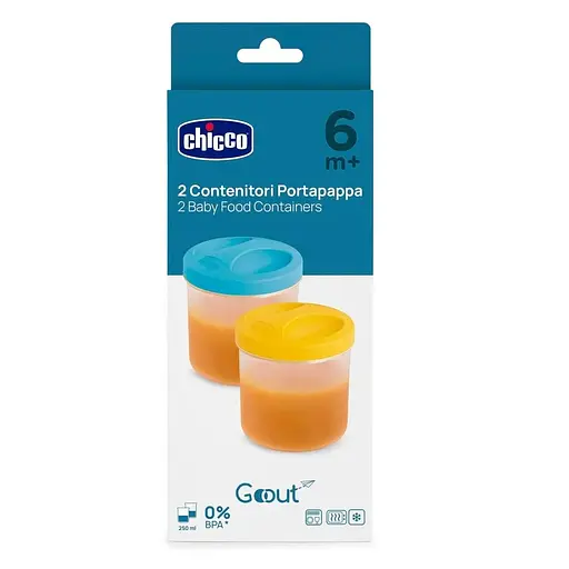 Контейнер для еды Chicco Goout 250мл 2 шт. (60181.30) - фото 3