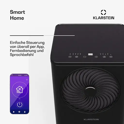 Мобильный кондиционер Klarstein Aero Ring (10046098) Черный - фото 6