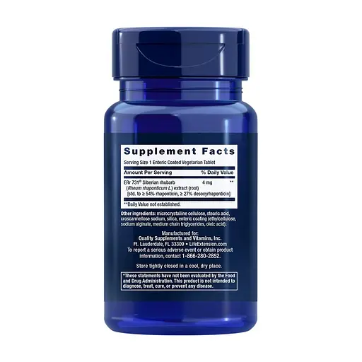 Екстракт ревеню сибірського Life Extension Menopause 731, 30 таблеток для жінок - фото 2