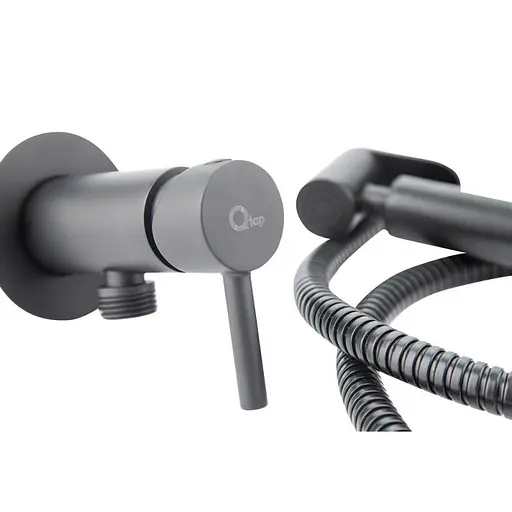 Набор для гигиенического душа со смесителем Qtap Inspai-Varius BLA V00440001 - фото 3