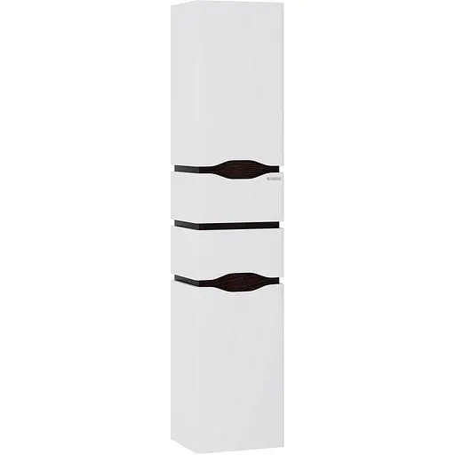 Пенал підвісний Sanwerk "Алесса Air" 35 венге з кошиком для білизни MV0000256 правий, Венге - фото 1