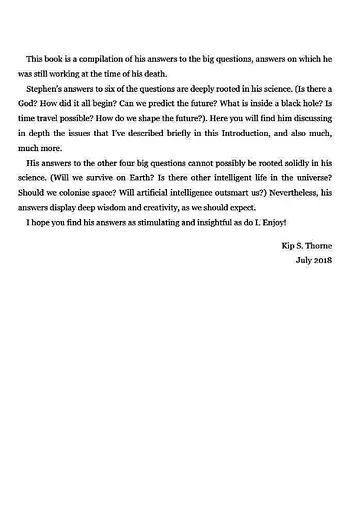 Brief Answers to the Big Questions - фото 12