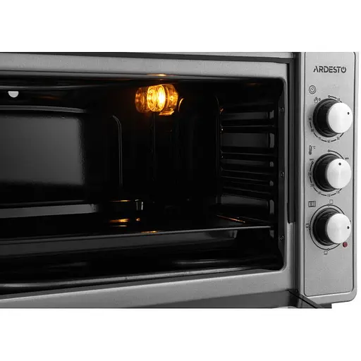 Электропечь Ardesto 1700 Вт, 48 л, таймер, подсвеч., серый - фото 9