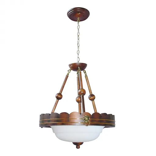 Люстра подвесная Brille кантри E27 60W BR (KL-167S/3)