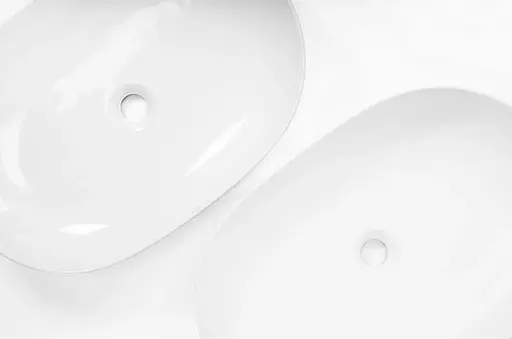 Умивальник Rea Cleo 60 white matt накладний REA-U9653, Білий матовий - фото 5