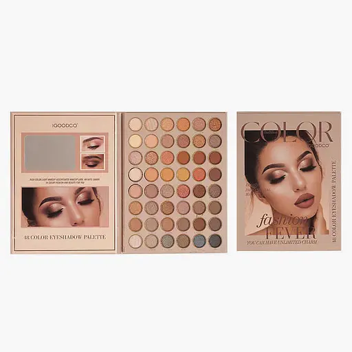 Набір дитячої декоративної косметики, тіні 48 кольорів, дзеркало IG3056