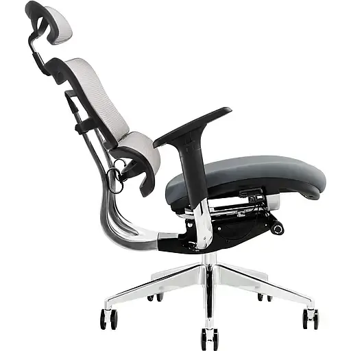 Офисное кресло GT Racer X-802 (W-20, B-40), светло-серое (X-802 Bright Gray (W-20 B-40)) - фото 4