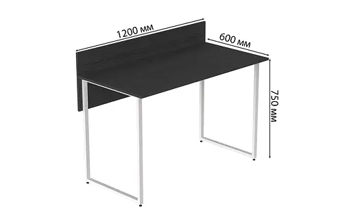 Компьютерный стол Скай 75x120x60 белый ДСП Сосна Кембра 32мм FRD-101080 - фото 3