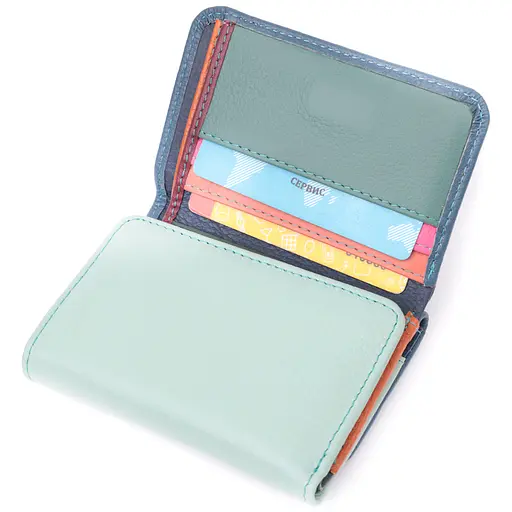 Кожаный женский кошелек ST Leather 11.3х8.5х2 см acs0028429 - фото 3