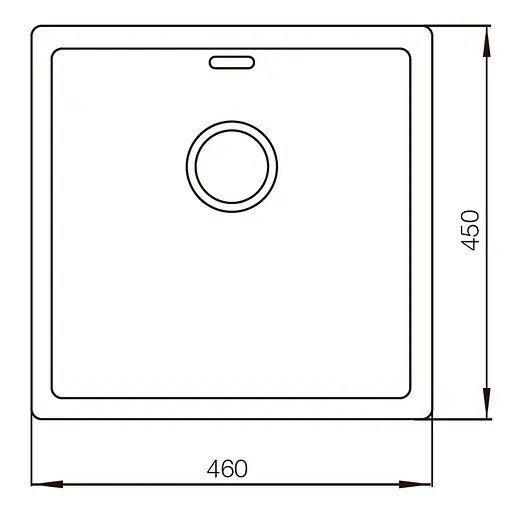 Кухонная мойка Mixxus MX(304)4645-200x1.2-Handmade MX0570, Нержавеющая сталь - фото 2
