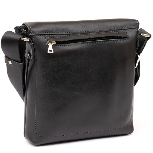 Сумка кожаная мужская GRANDE PELLE 21х23х4,5 см sum0012522 - фото 2