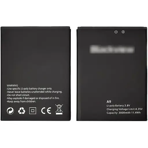 Акумулятор для View A9/A9 Pro AAAA чорний
