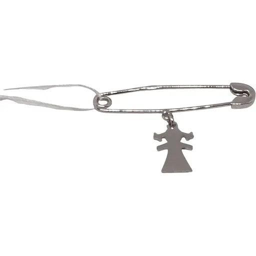 Золотая брошь-булавка Столичная Ювелирная Фабрика Девочка. 280200б