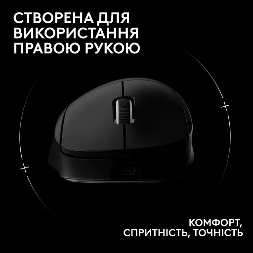 Миша Logitech G Pro X Superlight 2 DEX Black (910-007357) - фото 2