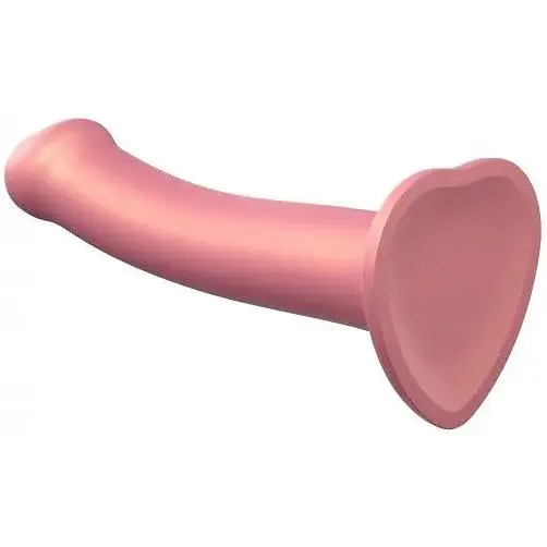 Насадка для страпона Strap-On-Me Mono Density Dildo Rose M - фото 2