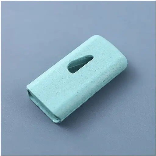 Різак для таблеток, футляр для ліків, органайзер дорожній, синій, розмір 8 на 4 на 1, 8 см, 1 шт - фото 2