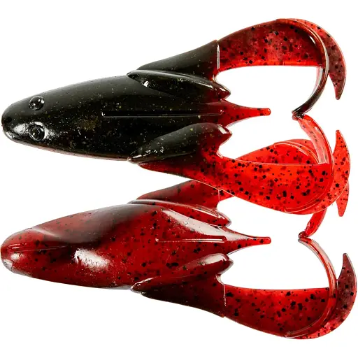 Силікон Keitech Noisy Flapper 3.5’’ #467 Black Red Belly (5 шт/уп)