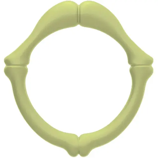 Ерекційне кільце Clara Morgane Bones Ring Phosphorescent 2.8 см (зелений)