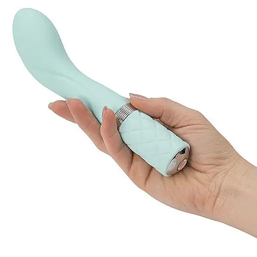 Вібратор Pillow Talk Sassy Teal 19.8 см блакитний - фото 3