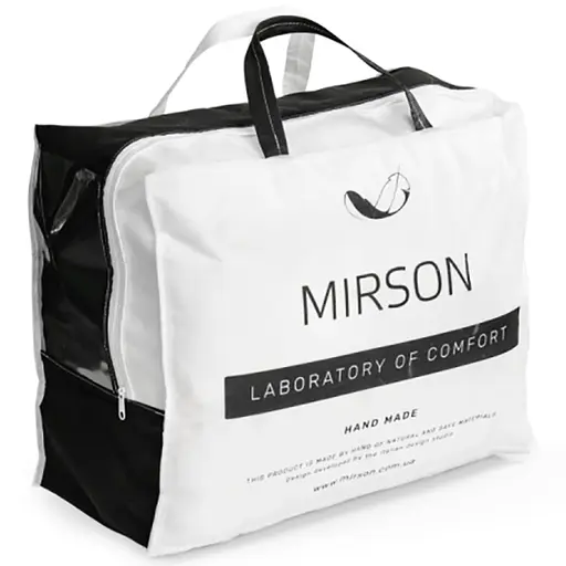 Одеяло пуховое MirSon Karmen №1855 Bio-Blue, 90% пух, двуспальное, 205x172, голубое (2200003014266) - фото 19