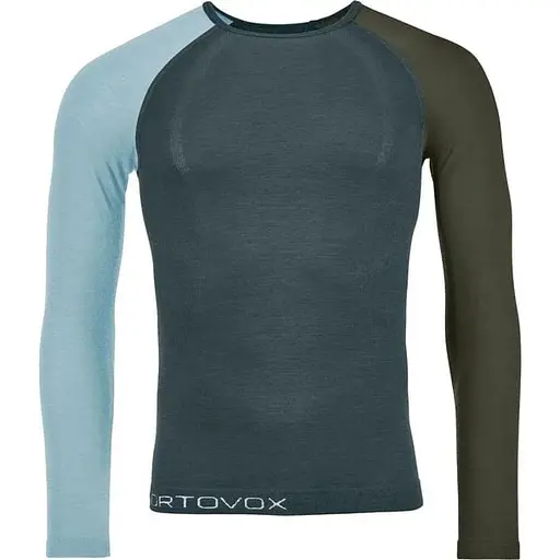 Термокофта Ortovox 120 Comp Light Long Sleeve M S Синій/Сірий (1054-025.001.1165)