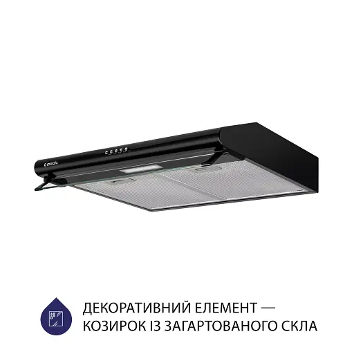 Вытяжка плоская Minola HPL 615 BL - фото 4
