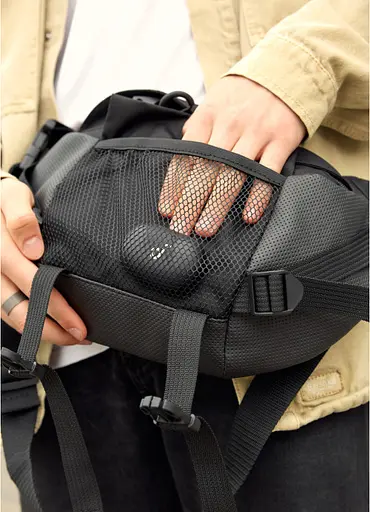 Велика чоловіча поясна сумка бананка для планшета Sambag 38х21 см sum0027311 - фото 15