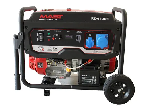 Бензиновий генератор MAST GROUP + газова плитка Orcamp CK-505 + електричний обігрівач Gardyer HE2000 та лійка (KRD6500E) - фото 2