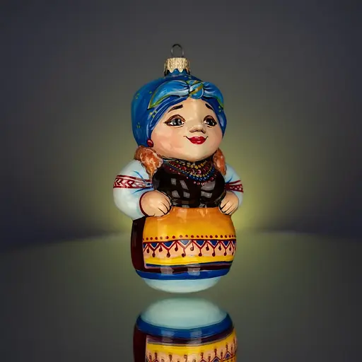 Ялинкова прикраса Різдвяні історії Кума Стефанія скло (4820001165609) - фото 3