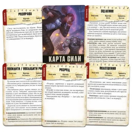 Аксесуар Geekach Games Шалені світи. Карти сил укр. (GKRP0026)