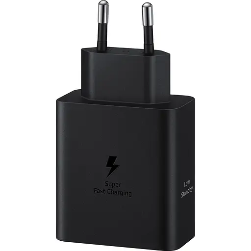Samsung Зарядний пристрій мережевий 50Вт 2xUSB-С кабель USB-C > USB-C 1.8 м чорний - фото 3