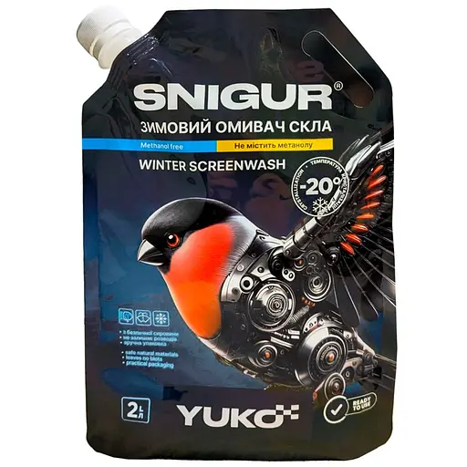 Омивач скла Yuko Snigur -20 дой-пак 2 л - фото 1