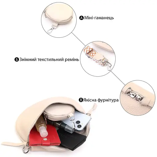 Кожаная женская сумка Vintage 25.5х15х4 см sum0026612 - фото 4