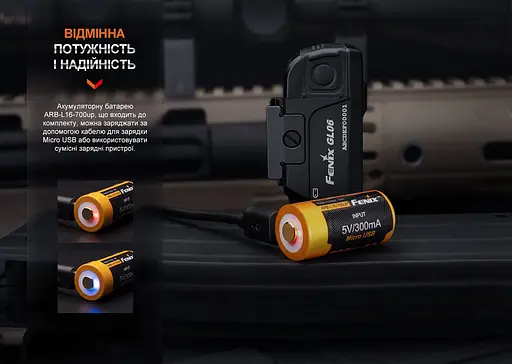 Фонарь для пистолета Fenix ​​GL06-365 - фото 12