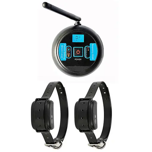 Бездротовий електронний паркан для собак Wireless Dog Fence WDF-600 з 2-ма нашийниками (100822)