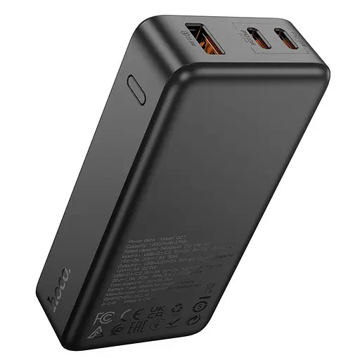 Портативна батарея Power Bank Hoco Q27 10000mAh 33W (Чорний) - фото 4