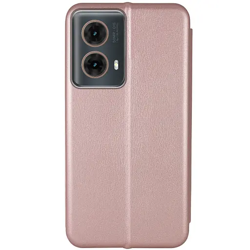 Шкіряний чохол-книжка Classy для Motorola Moto G85 Rose Gold - фото 2