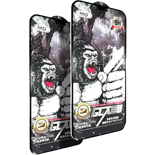 Захисне скло DK для Apple iPhone 12/12 Pro Full Glue 3D MO King Kong 019466 black 2 шт.