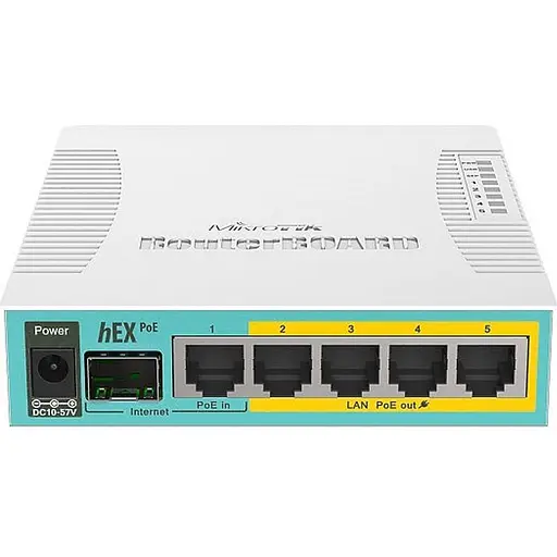 Маршрутизатор (роутер) MikroTik hEX PoE (RB960PGS) [137445]