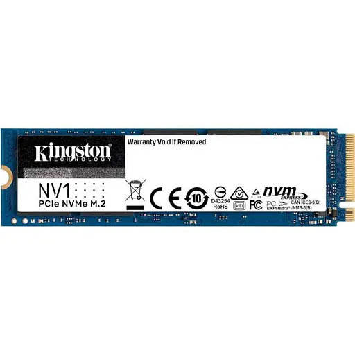 Накопичувач SSD Kingston m.2 NVMe 500Gb NV1 480 512 (SNVS/500G) Б/в - фото 1