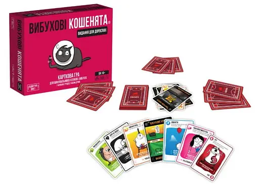 Настольная игра Rozum Взрывные котята 18+: Издание для взрослых (Exploding Kittens: NSFW) (укр.) (EKIEK02UA) - фото 6