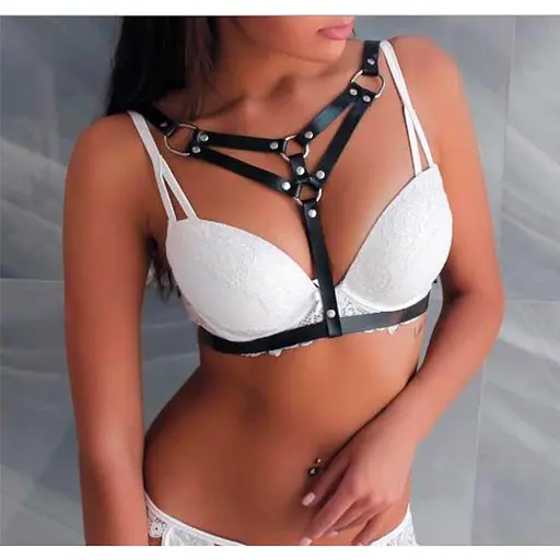 Портупея в стилі садо-мазо втілення сексуальних фантазій One size Чорний K000448 - фото 3