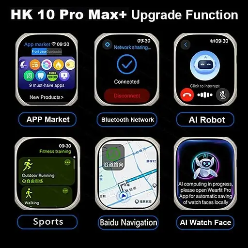 Смарт-часы HK10 Pro Max белые - фото 4